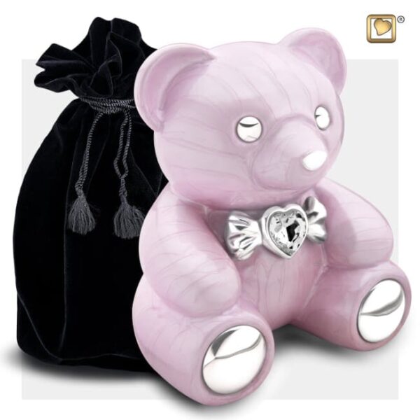 CuddleBear Pink Infant Urn - Image 2