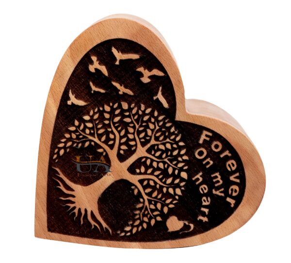 Memorial Wooden Urns Box | Handmade Wooden Urns for Human/Pet Ashes Adult | Wooden Cremation Urns for Ashes Engraving - Image 3