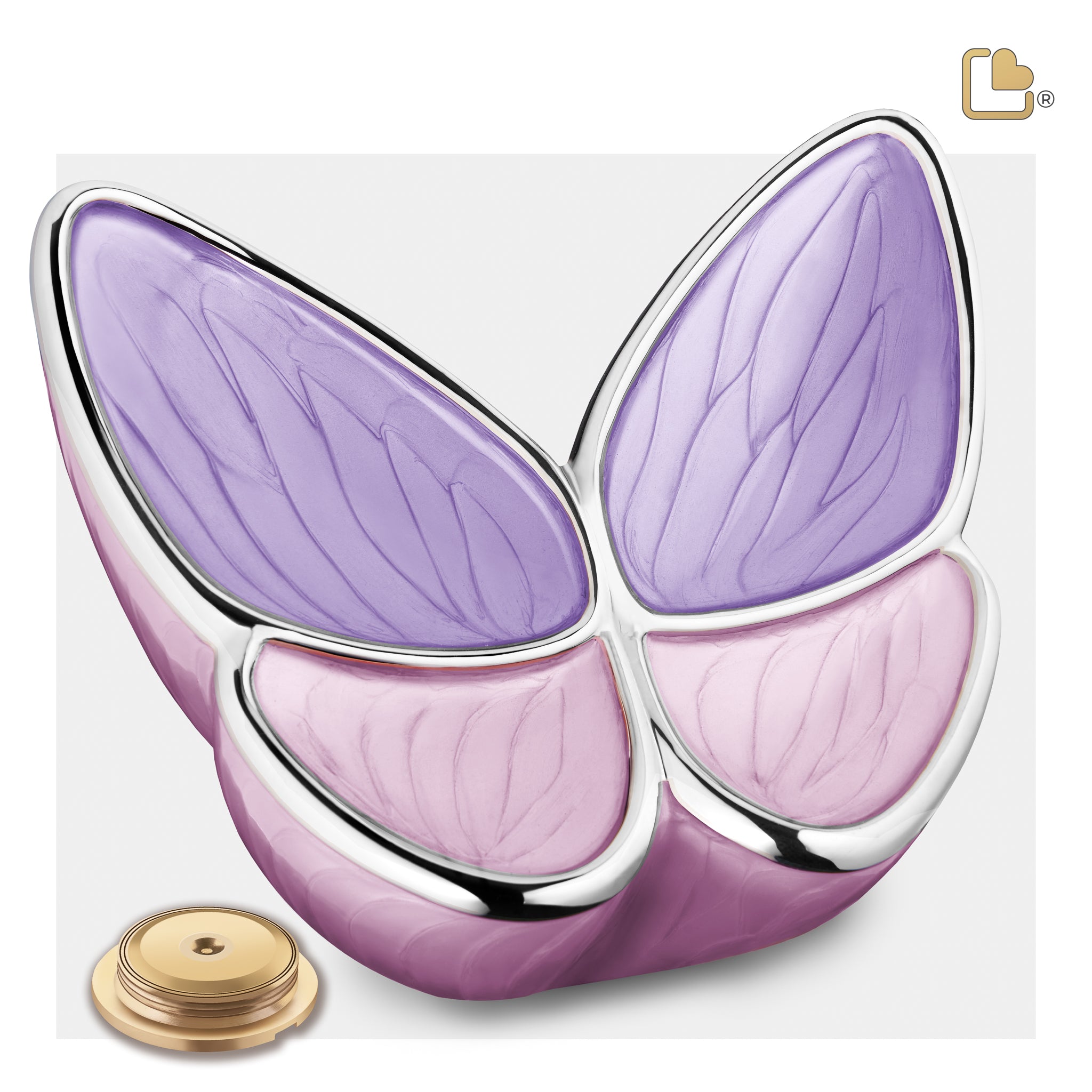 adult wings of hope butterfly lavender cremation urn adult wings of hope butterfly lavender cremation urn