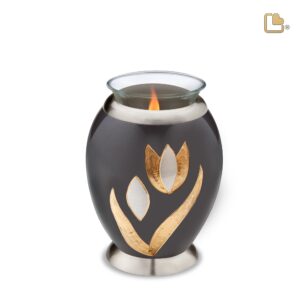 tealight tulip cremation urn