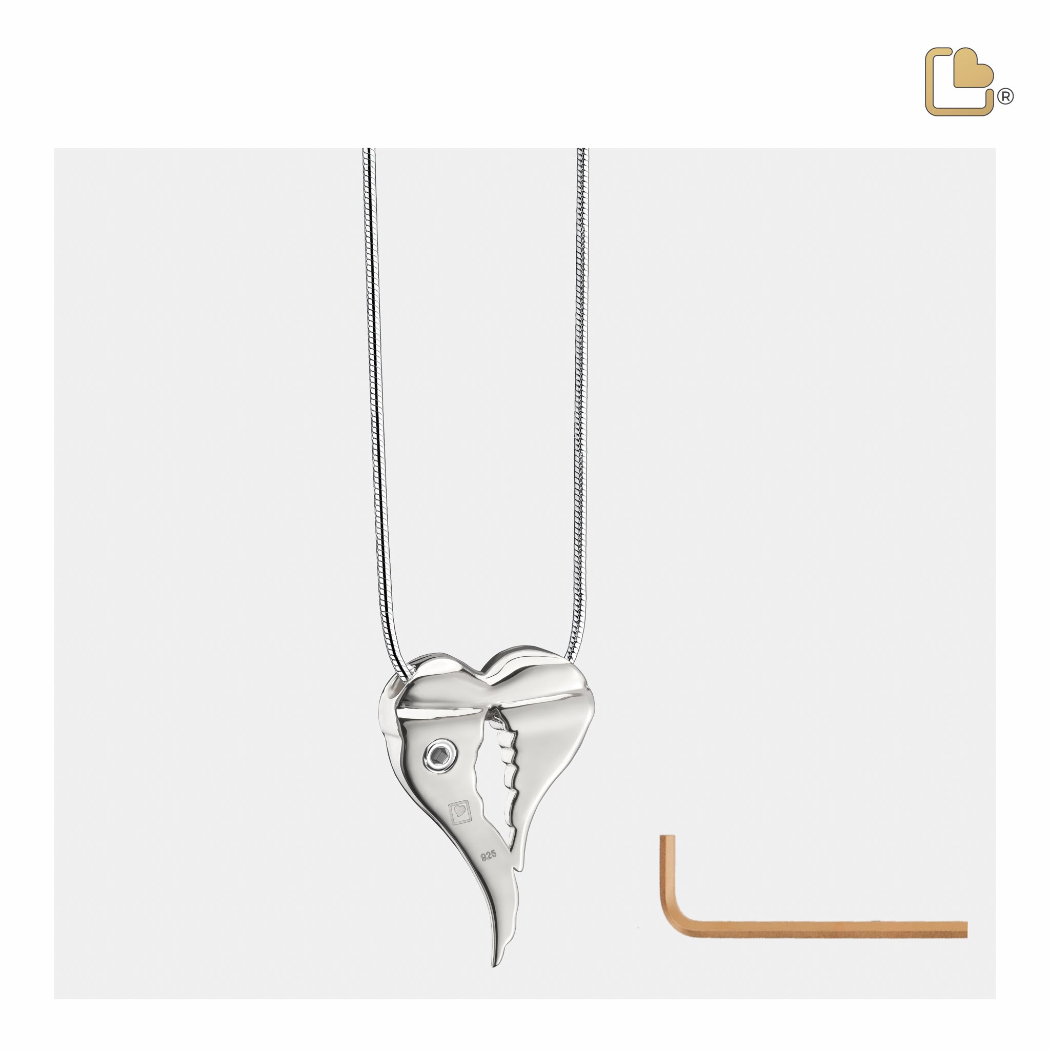 angel wings sterling silver cremation pendant comfort by loveurns angel wings sterling silver cremation pendant comfort by loveurns