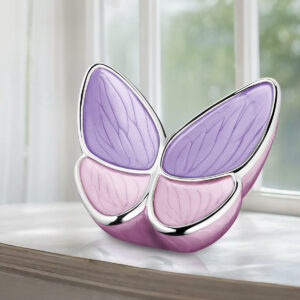 adult wings of hope butterfly lavender cremation urn