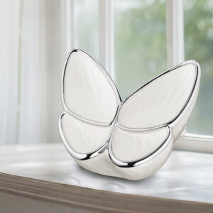 adult wings of hope butterfly pearl cremation urn