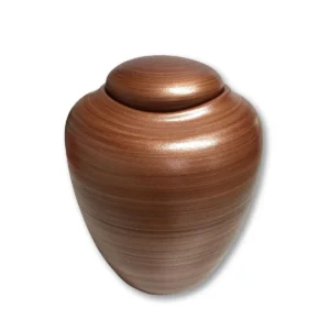 mahogany oceane sand & gelatin biodegradable cremation urn