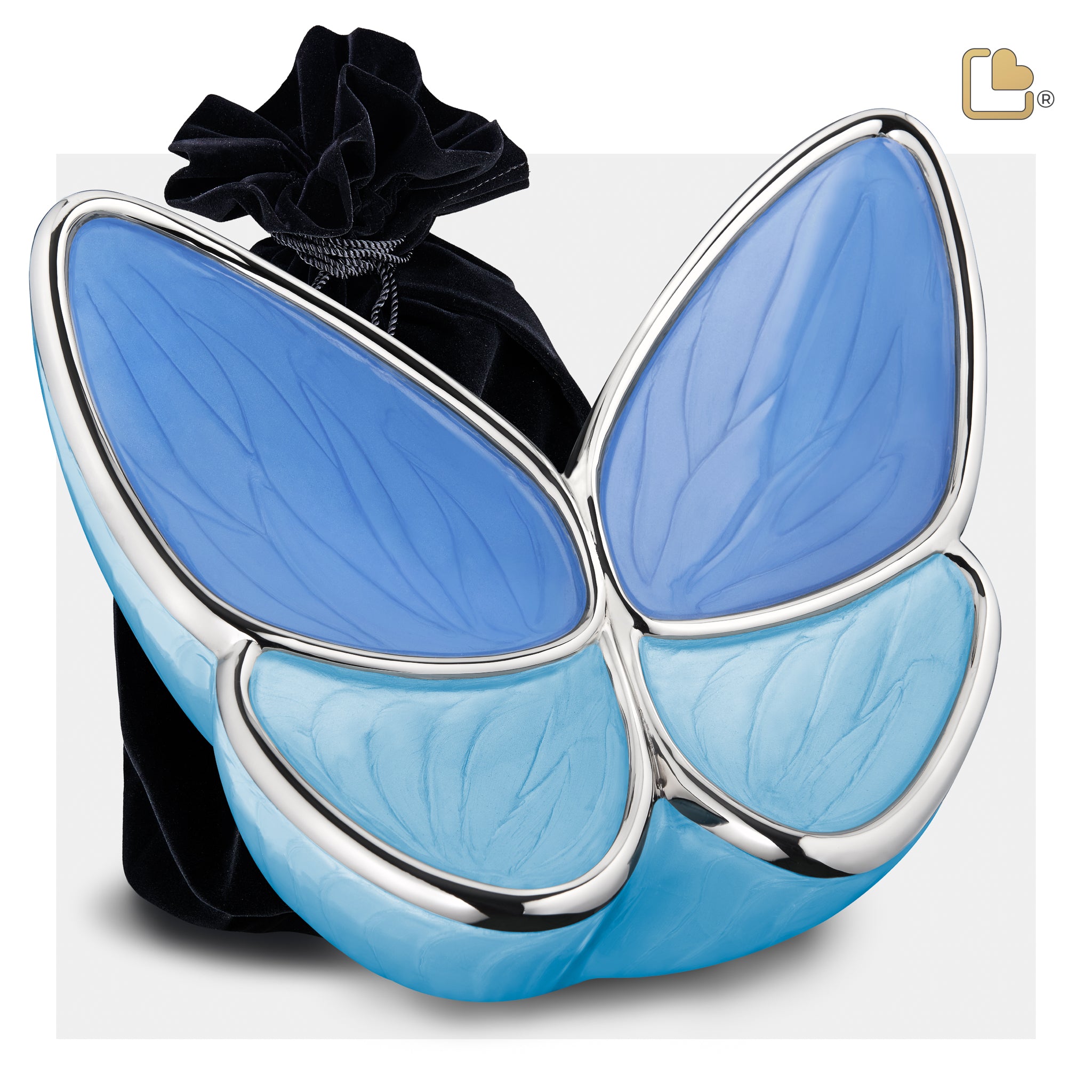 adult wings of hope butterfly blue cremation urn adult wings of hope butterfly blue cremation urn