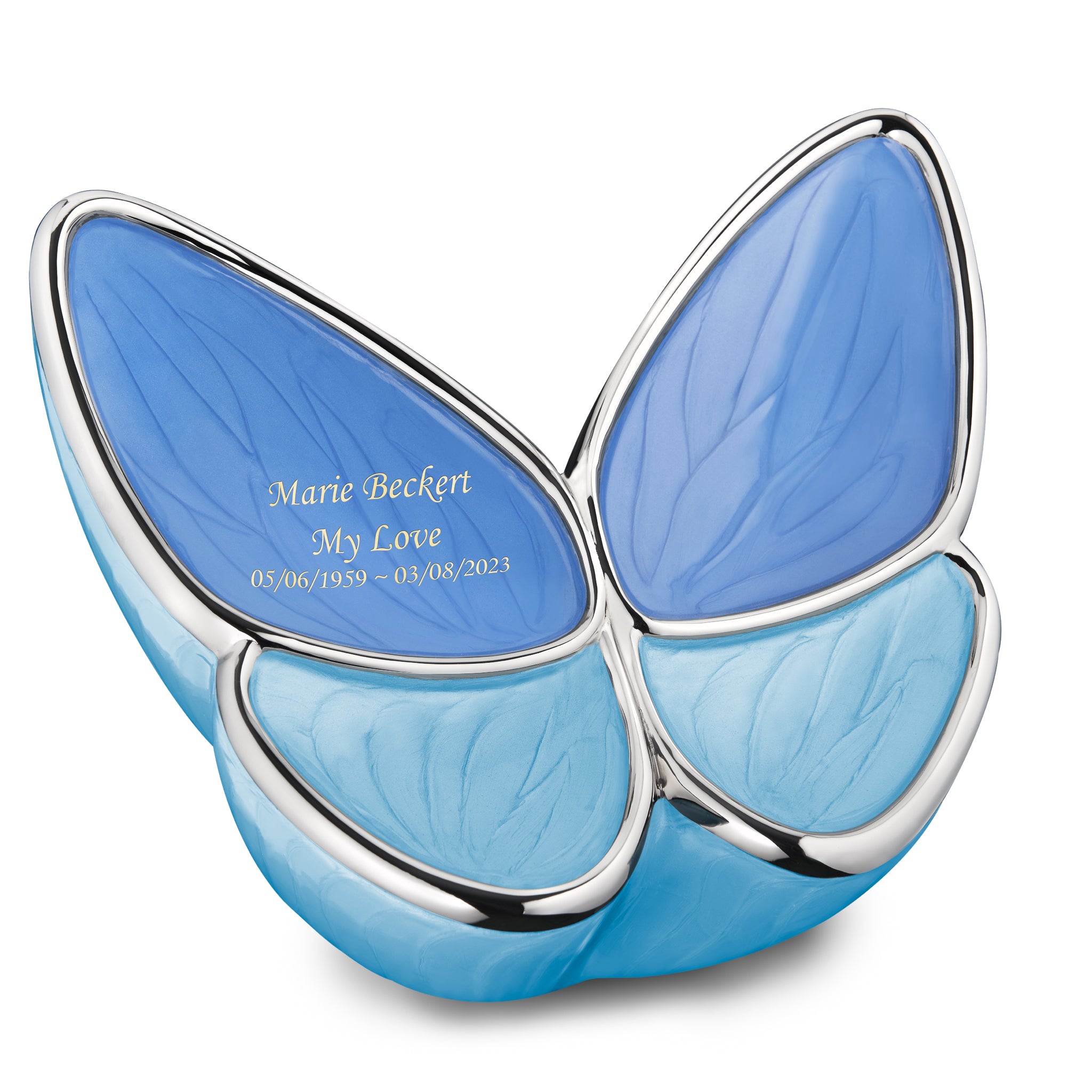 adult wings of hope butterfly blue cremation urn adult wings of hope butterfly blue cremation urn