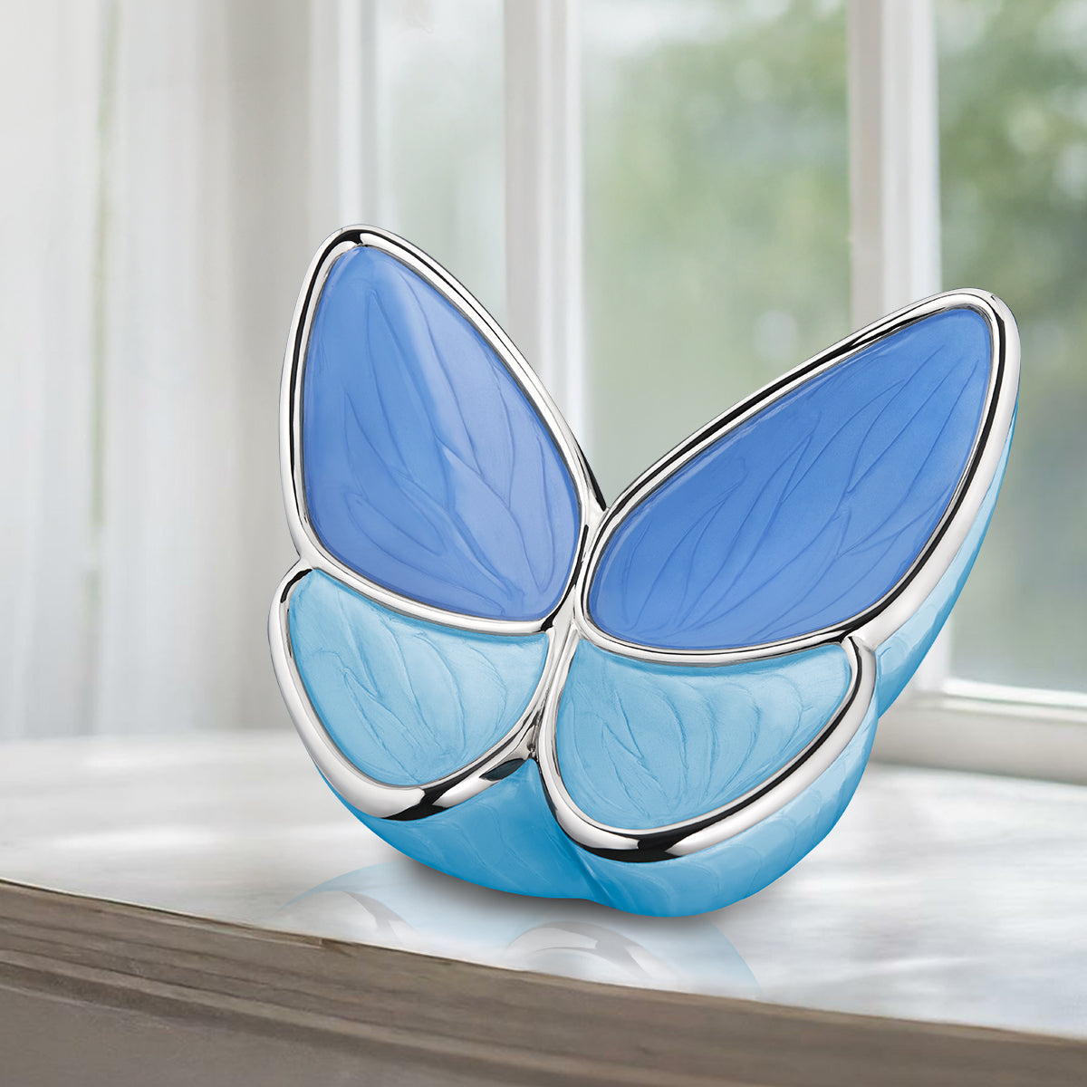 adult wings of hope butterfly blue cremation urn adult wings of hope butterfly blue cremation urn