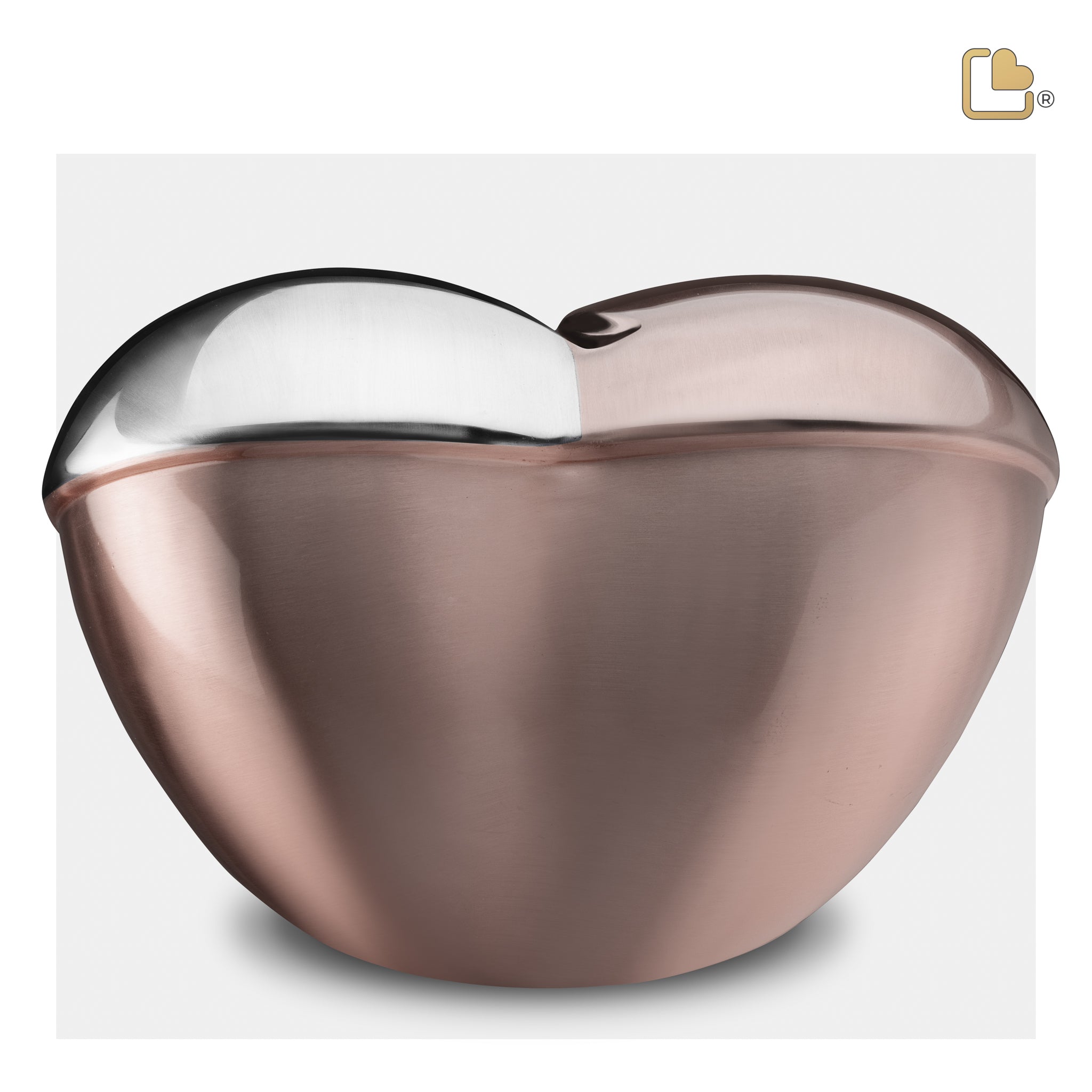 heartfelt standard adult urn brushed rose gold with crystal heartfelt standard adult urn brushed rose gold with crystal