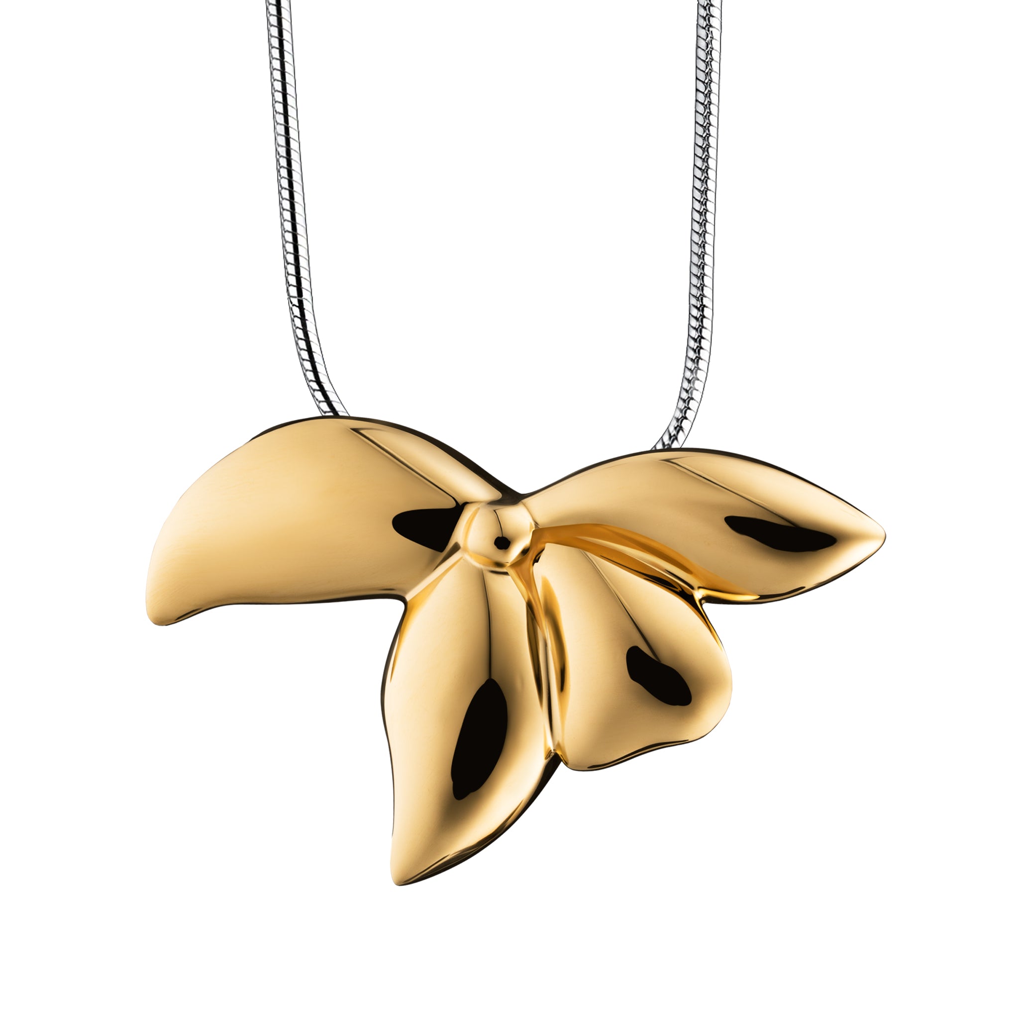 orchid gold vermeil sterling silver cremation pendant orchid gold vermeil sterling silver cremation pendant
