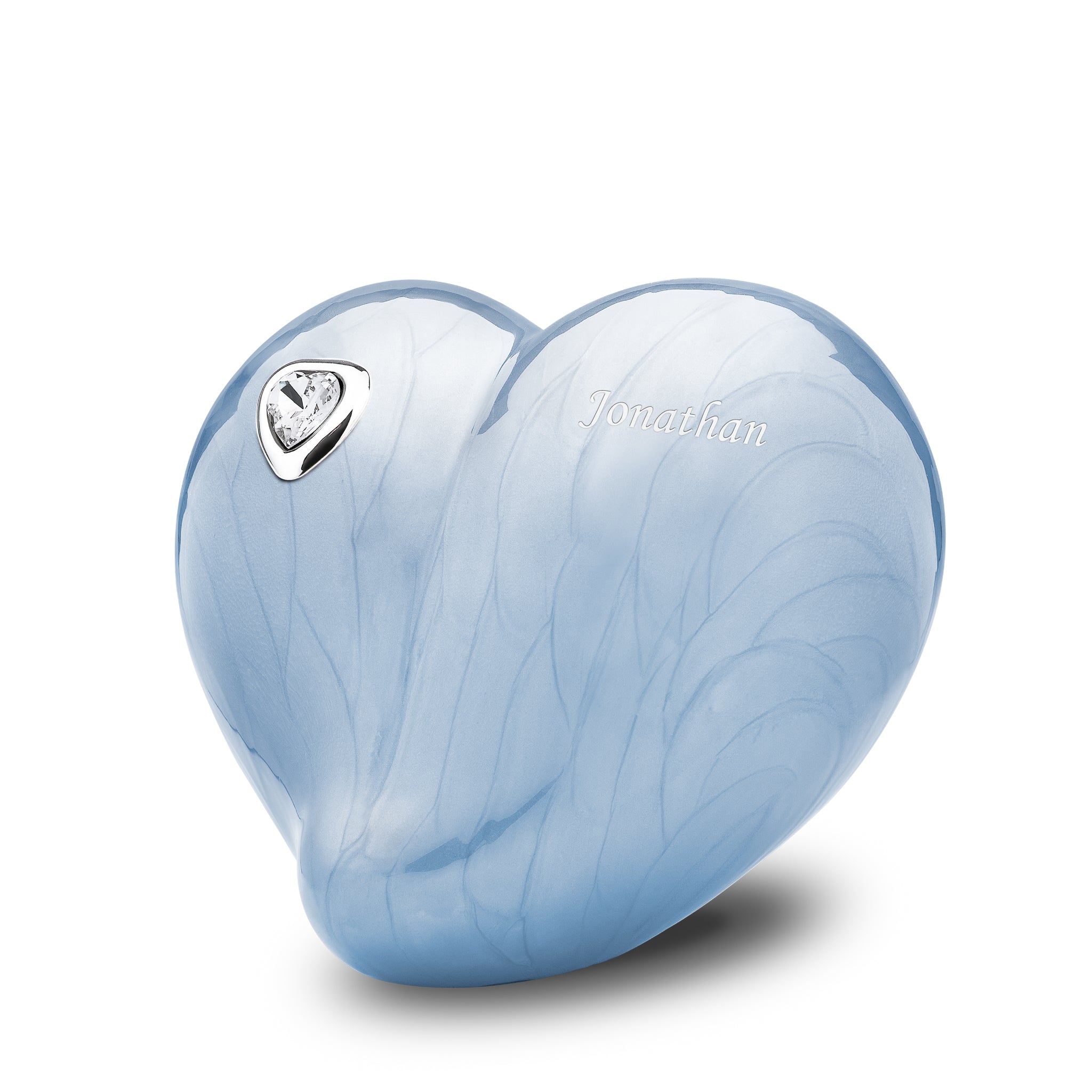 medium loveheart blue cremation urn medium loveheart blue cremation urn