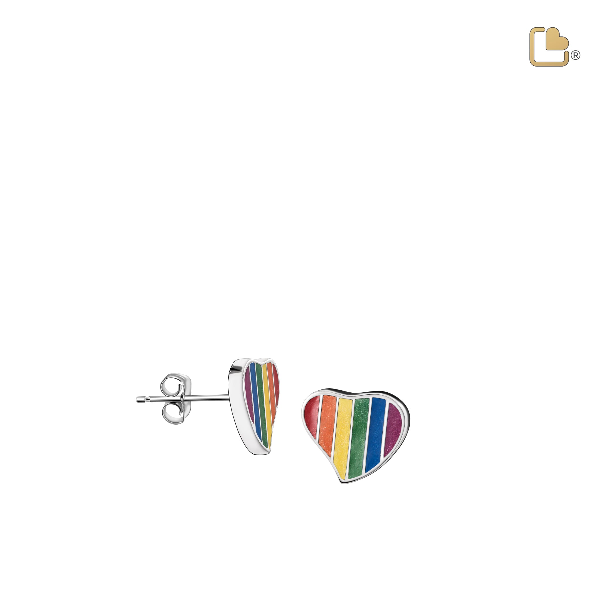 pride rainbow sterling silver stud earrings pride rainbow sterling silver stud earrings