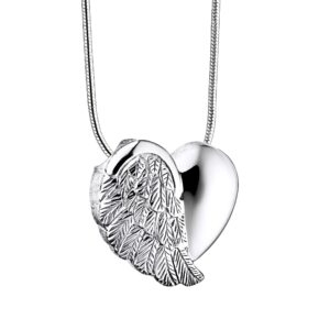 lovewings sterling silver cremation pendant