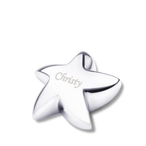 star bright silver cremation urn