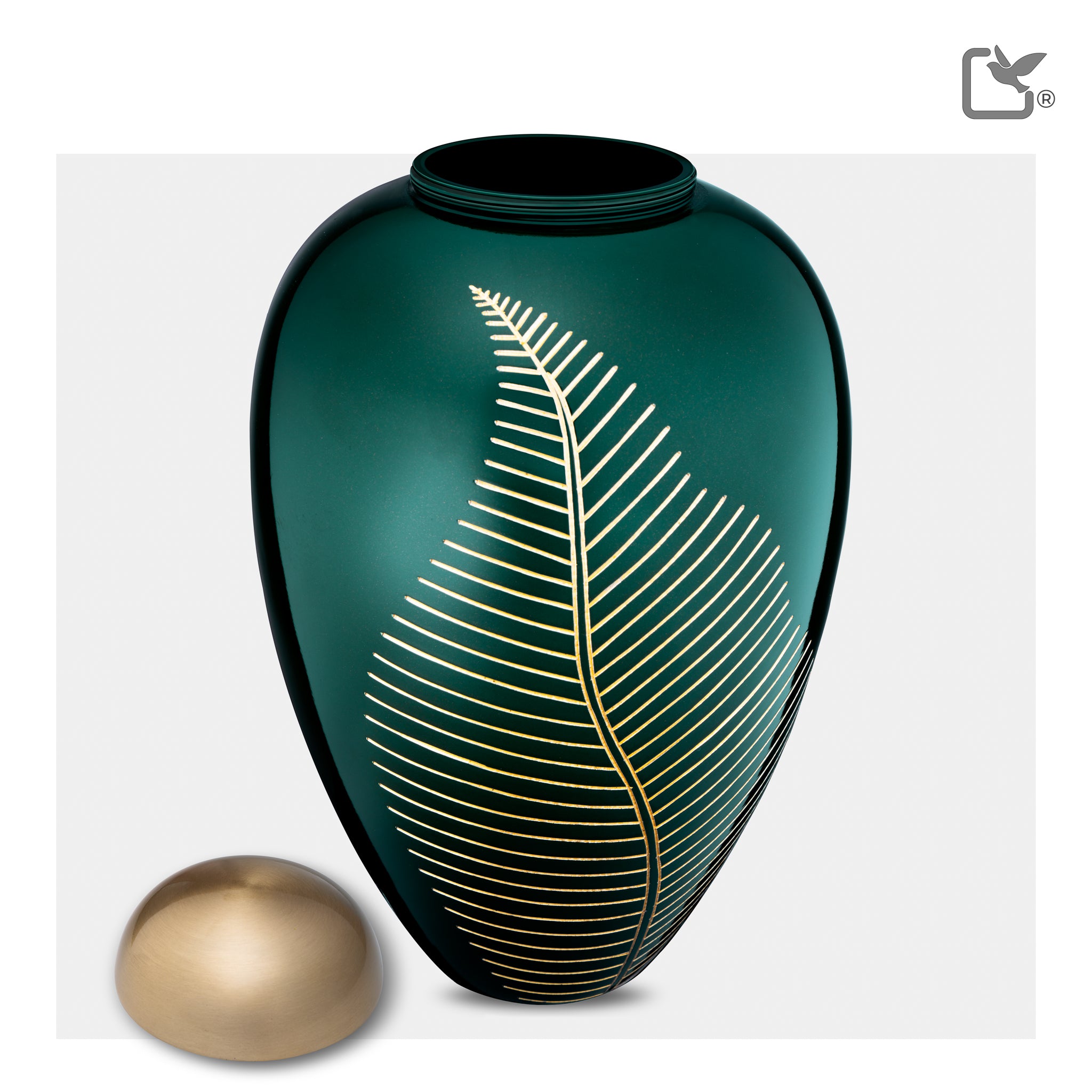 adult emerald leaf cremation urn comfort by loveurns adult emerald leaf cremation urn comfort by loveurns