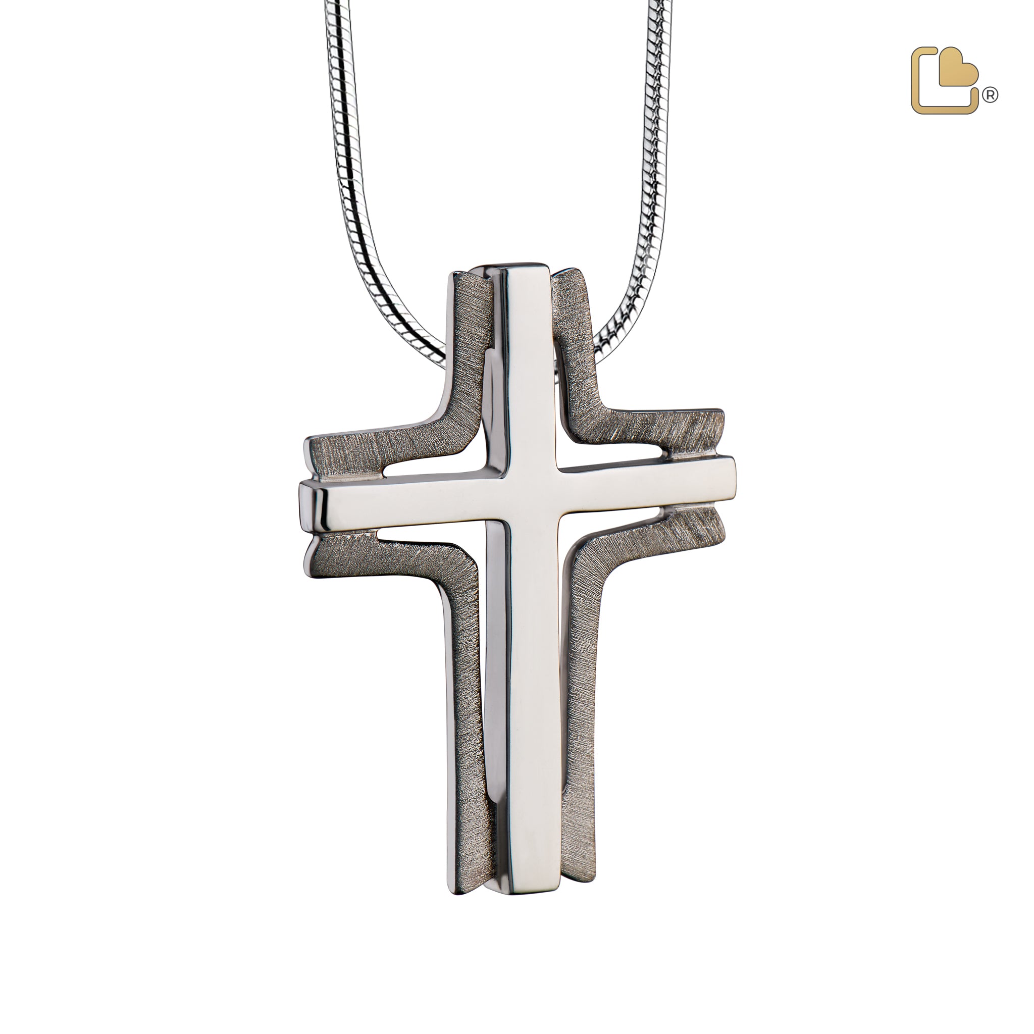 cross elegant ashes pendant brushed ruthenium cross elegant ashes pendant brushed ruthenium