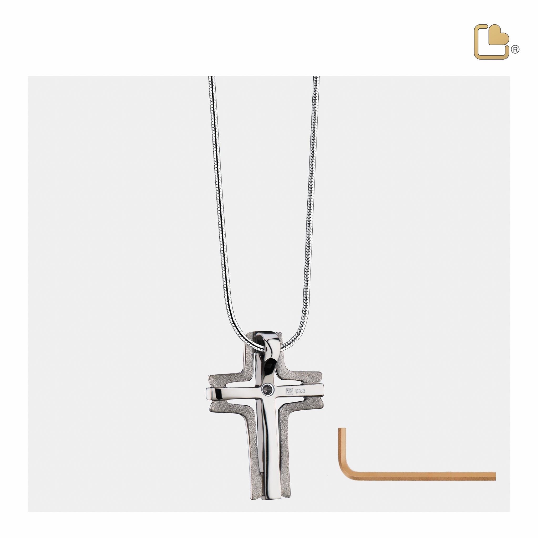 cross elegant ashes pendant brushed ruthenium cross elegant ashes pendant brushed ruthenium