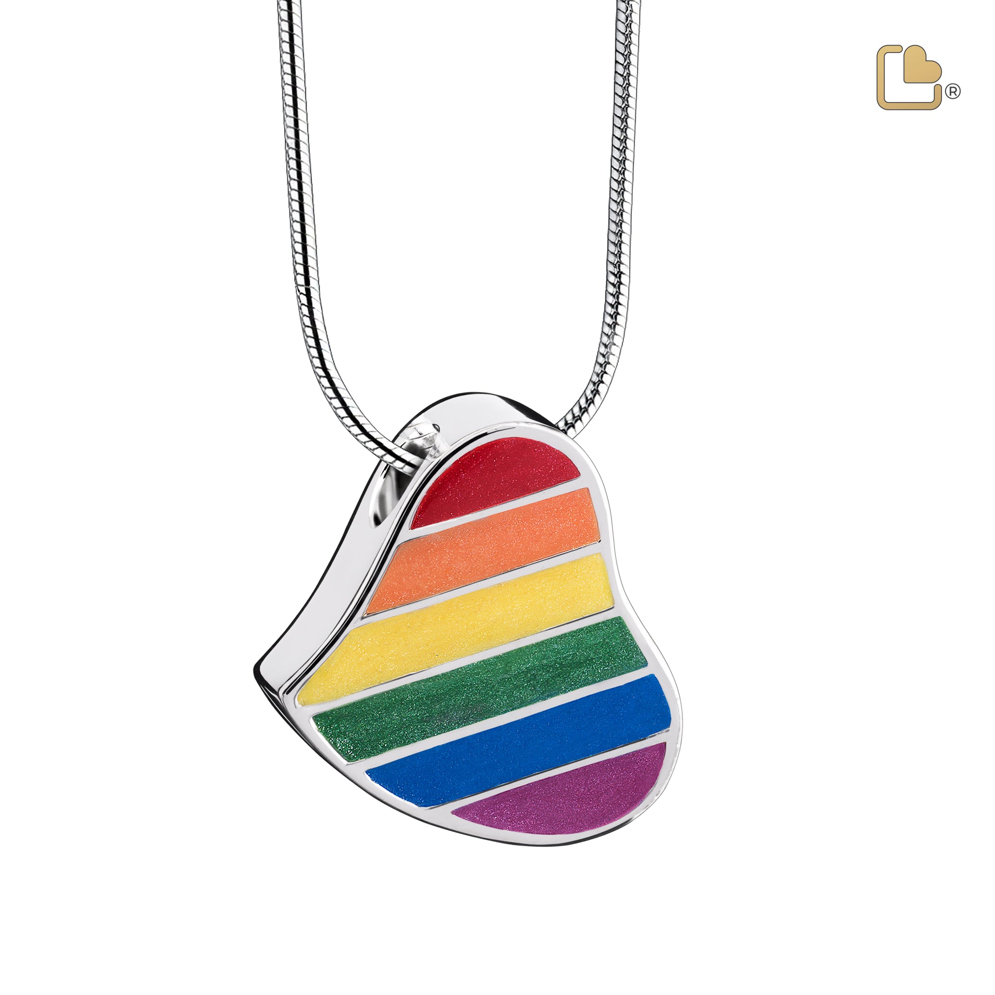 pride rainbow sterling silver cremation pendant pride rainbow sterling silver cremation pendant