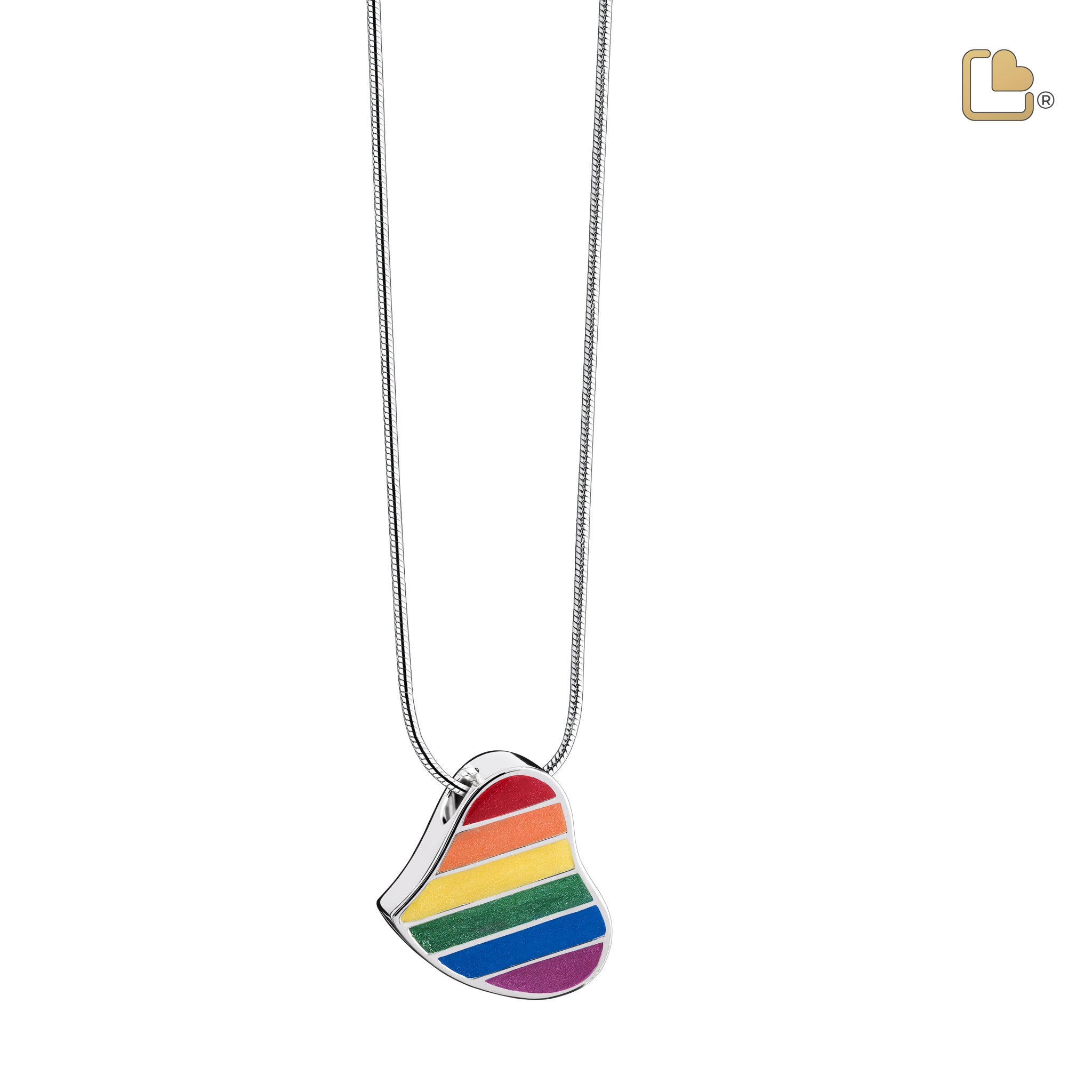 pride rainbow sterling silver cremation pendant pride rainbow sterling silver cremation pendant