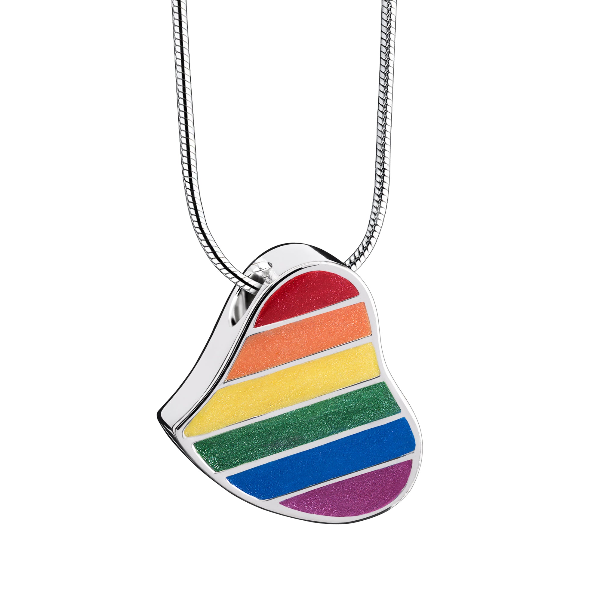 pride rainbow sterling silver cremation pendant pride rainbow sterling silver cremation pendant