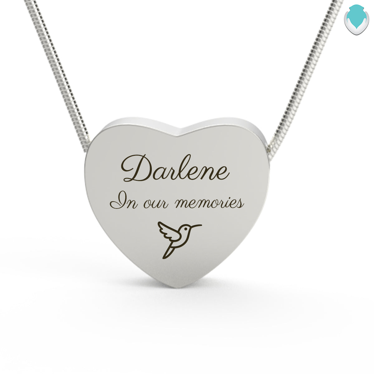 custom engraved memorial silver heart pendant custom engraved memorial silver heart pendant