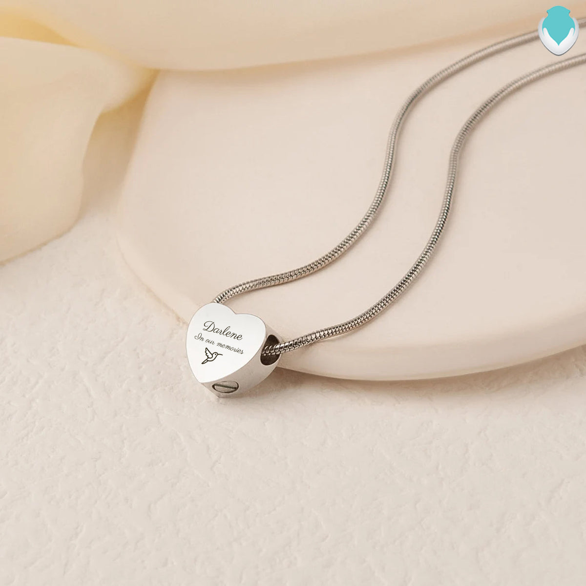 custom engraved memorial silver heart pendant custom engraved memorial silver heart pendant