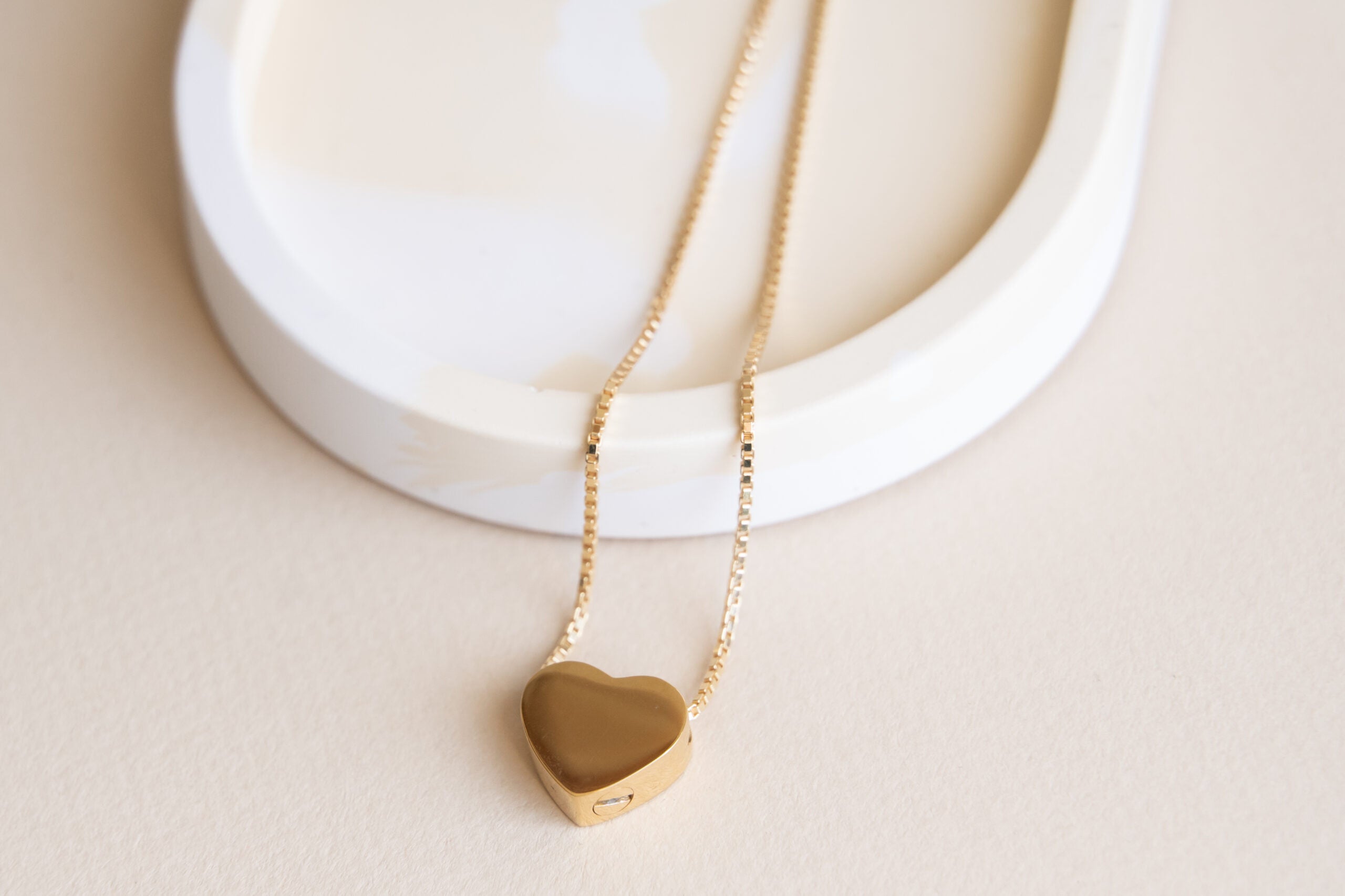 gold vermeil double chamber slide heart pendant cremation jewelry gold vermeil double chamber slide heart pendant cremation jewelry