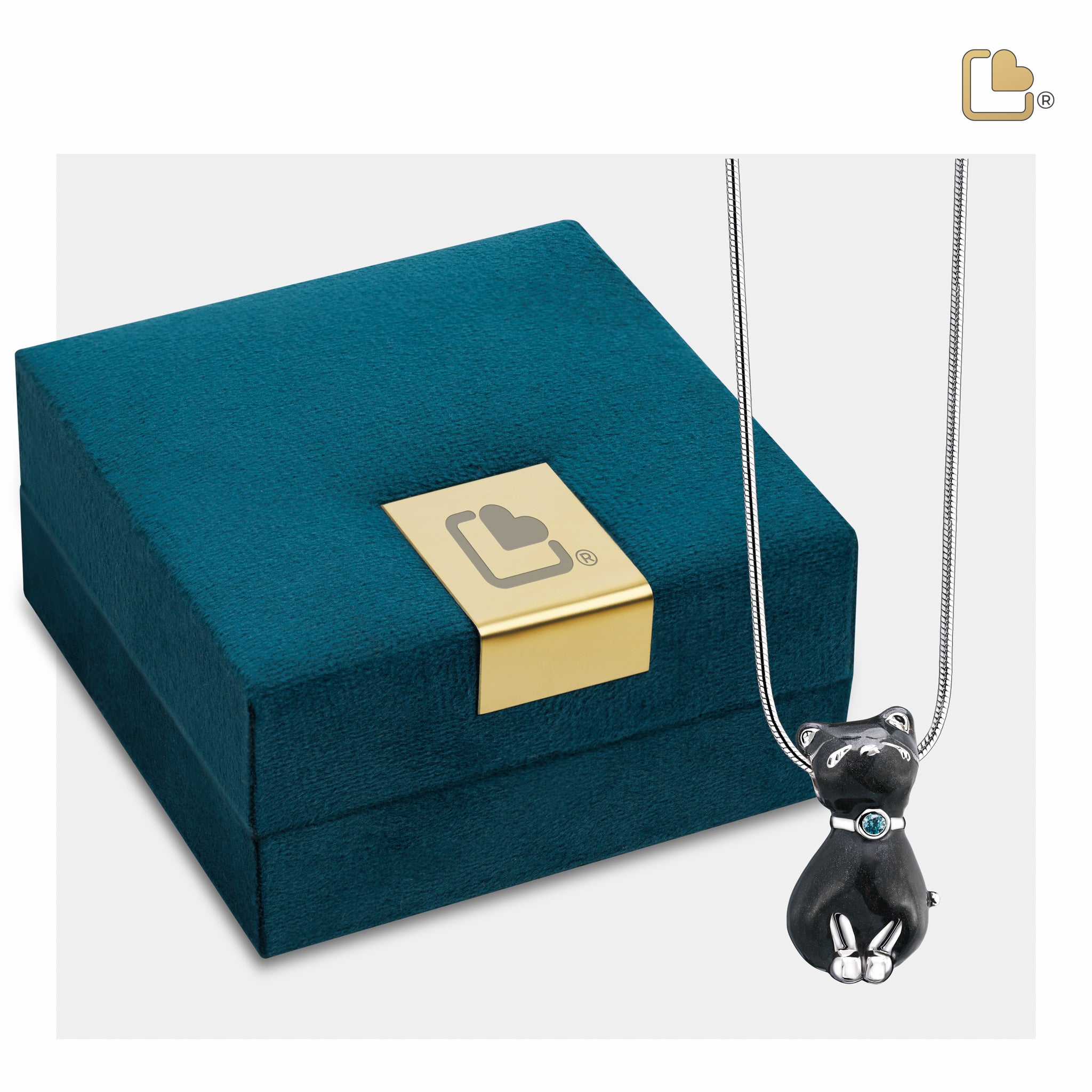 princess cat midnight with sapphire swarovski crystal sterling silver cremation pendant princess cat midnight with sapphire swarovski crystal sterling silver cremation pendant