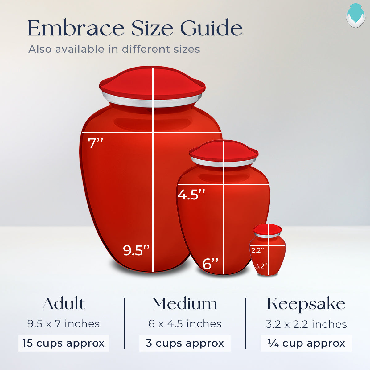 medium embrace bright red portrait cremation urn medium embrace bright red portrait cremation urn