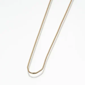 24 inch gold filled box necklace chain
