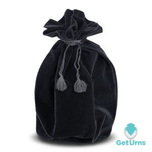 geturns large velvet bag black