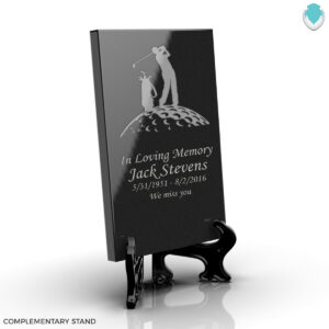 custom engraved granite plaque vertical