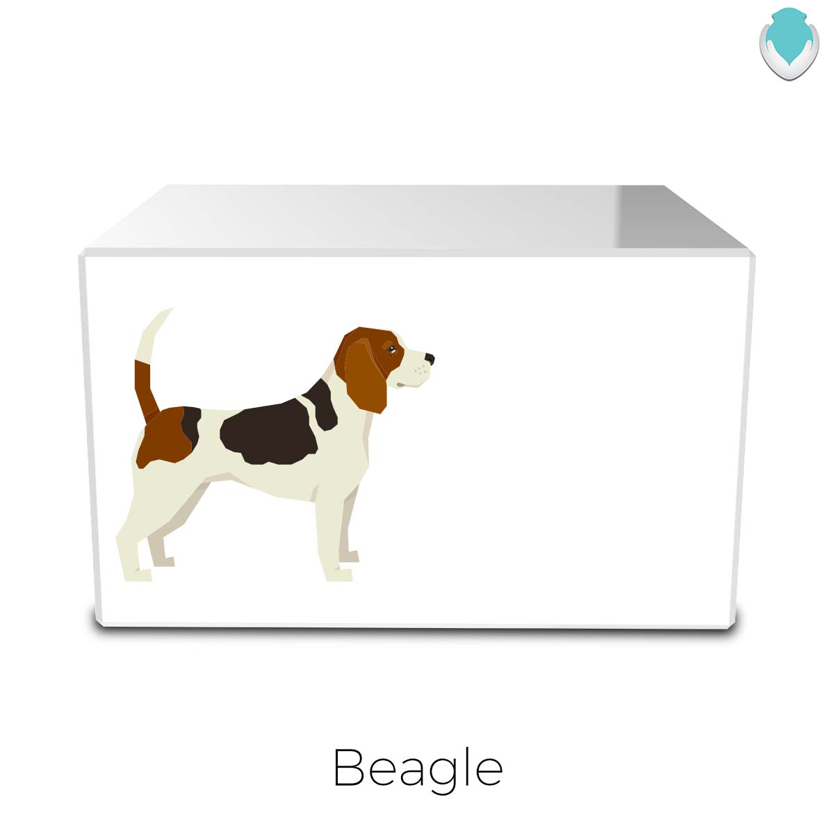 custom printed heritage dog breed wood box cremation urn custom printed heritage dog breed wood box cremation urn