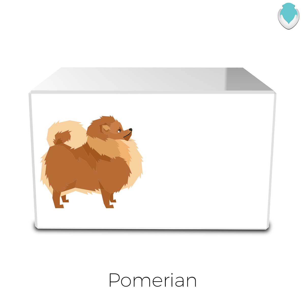 custom printed heritage dog breed wood box cremation urn custom printed heritage dog breed wood box cremation urn