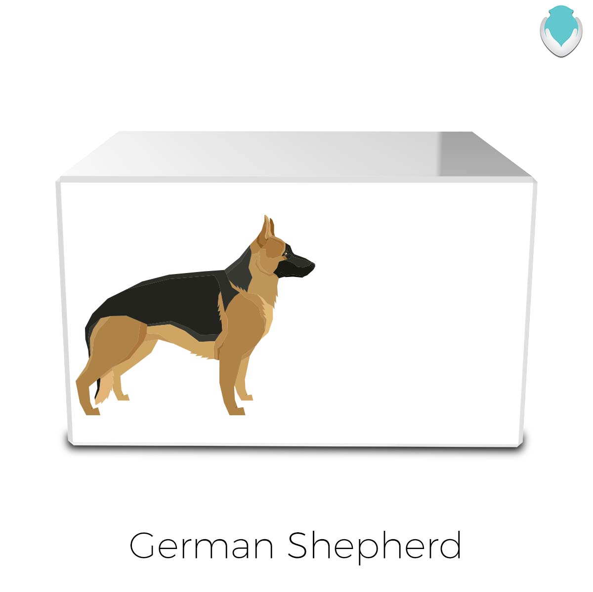 custom printed heritage dog breed wood box cremation urn custom printed heritage dog breed wood box cremation urn