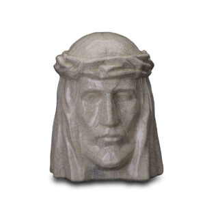 adult harmony the christ cremation urn for ashes craquelure