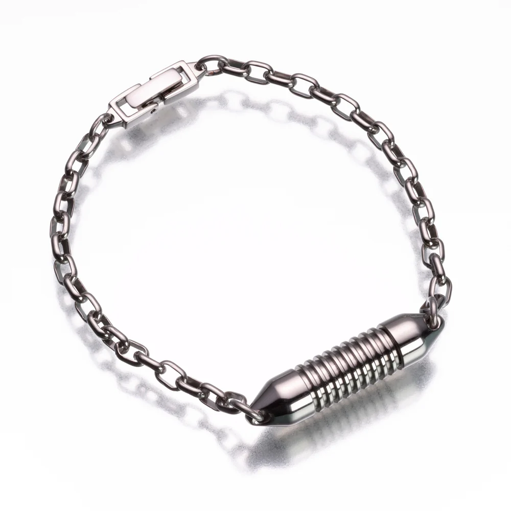 titanium bracelet narrow band rollo link cremation jewelry titanium bracelet narrow band rollo link cremation jewelry